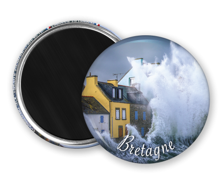 Magnet rond - Deferlentes sur les quais