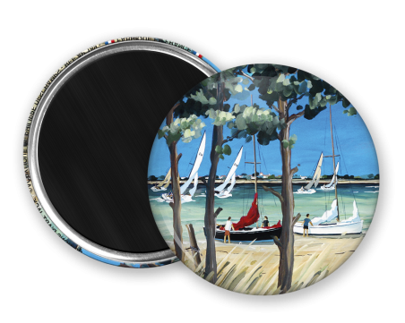 Magnet rond - Deschamp - base nautique