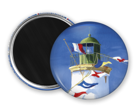 Magnet rond - Deschamp - le phare