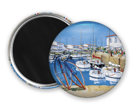 Magnet rond - Deschamp - le port de plaisance