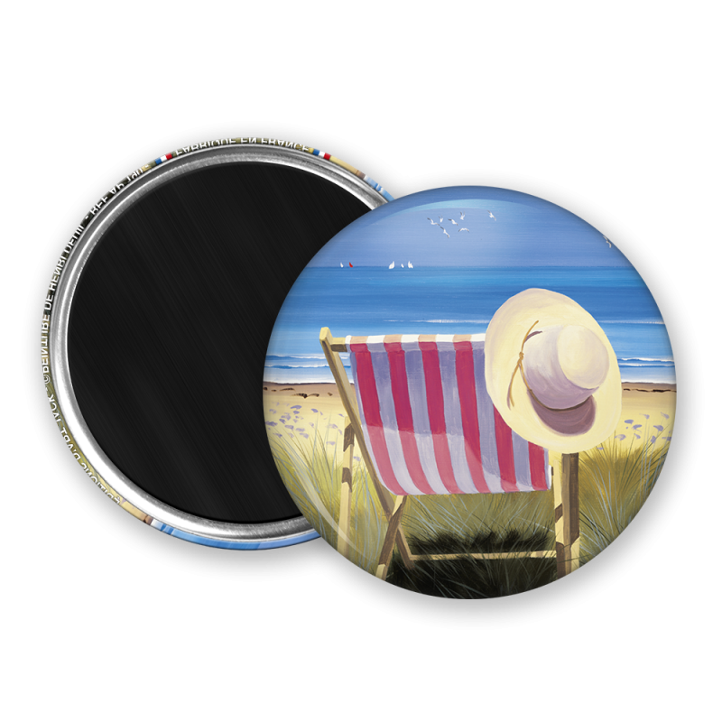 Magnet rond - Deuil - la sieste