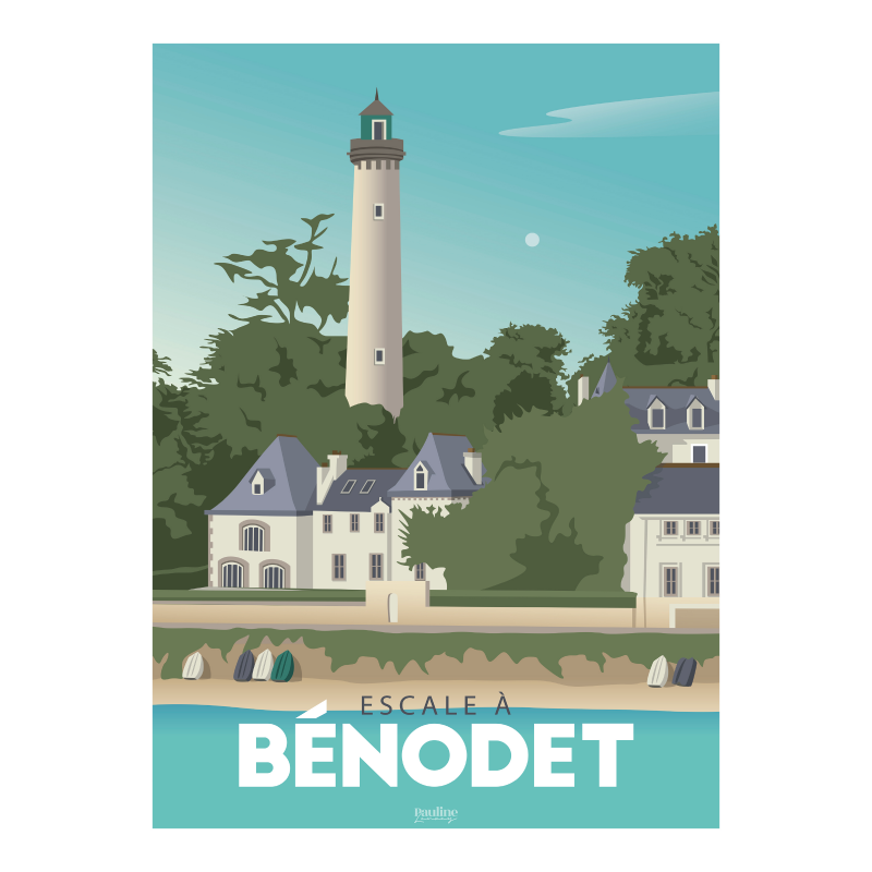 Affiche 30x40 - Escale a benodet