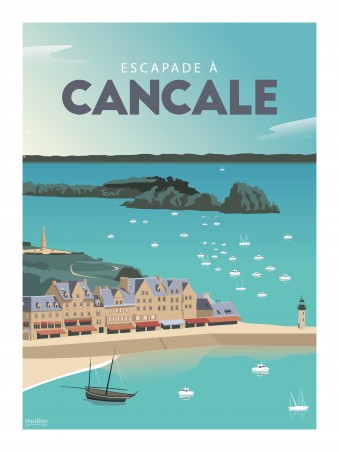 Affiche 30x40 - Escapade a cancale