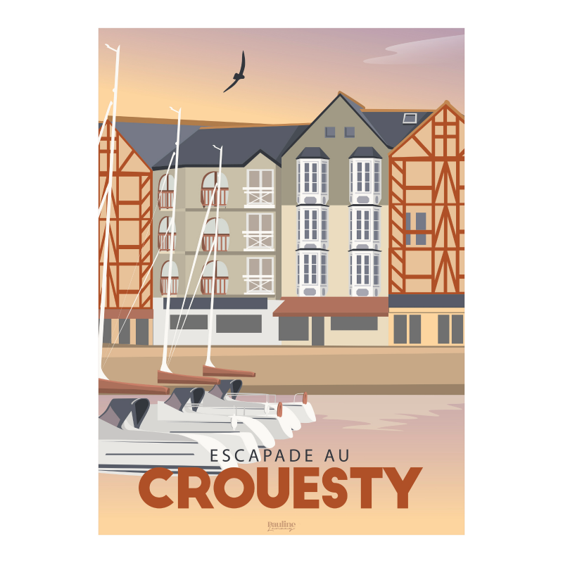 Affiche 30x40 - Escapade au crouetsy