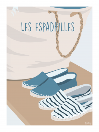 Affiche 30x40 - Espadrilles