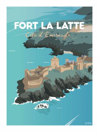 Affiche 30x40 - Fort la latte