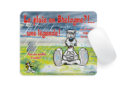 Tapis de Souris - Gai luron - pluie en bretagne