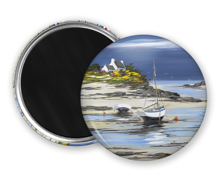 Magnet rond - Gharlic - a maree basse