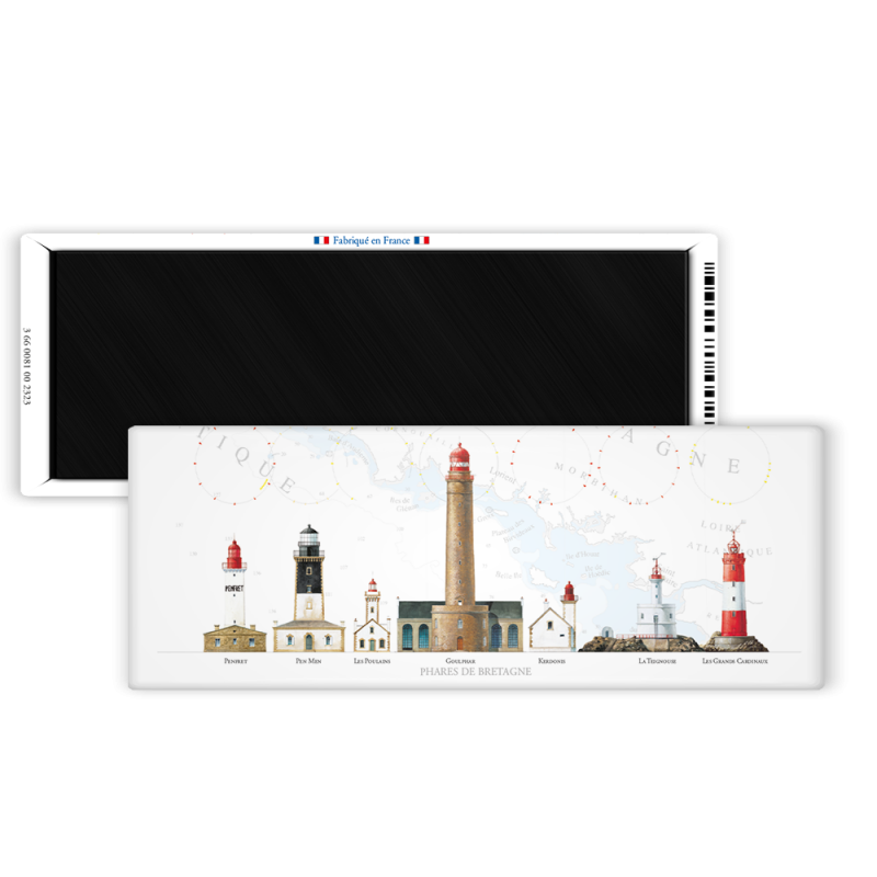 Magnet 42x118 - Heron - les phares bretons