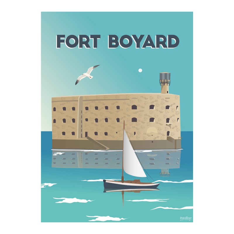 Affiche 30x40 - Holiday - fort boyard