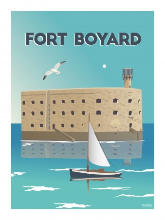 Affiche 30x40 - Holiday - fort boyard