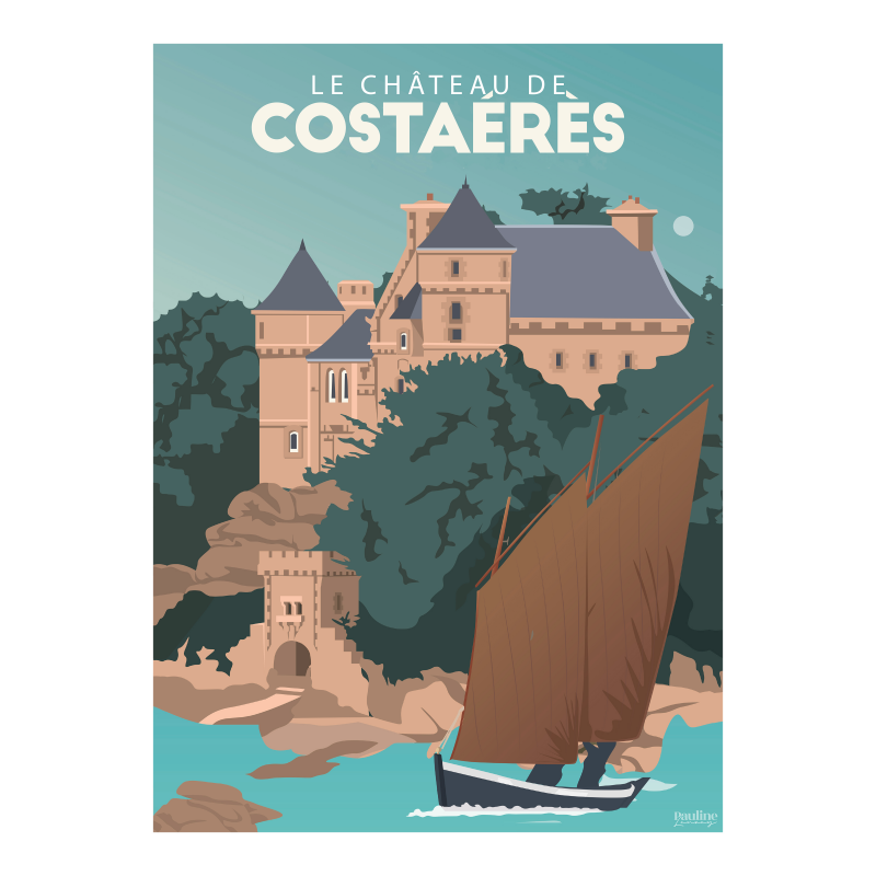Affiche 30x40 - Holidays - costaeres