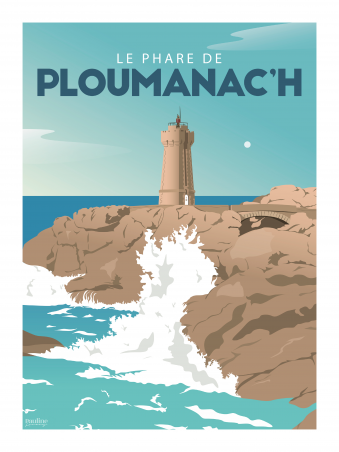 Affiche 30x40 - Holidays - le phare