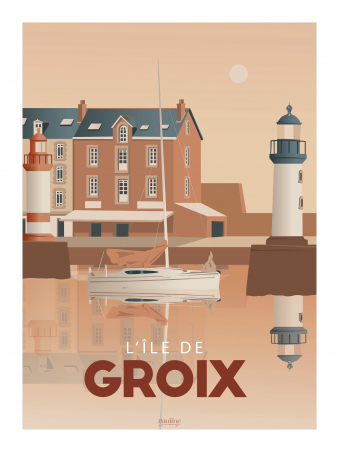 Affiche 30x40 - Ile de groix