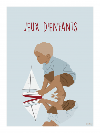 Affiche 30x40 - Jeux d'enfants