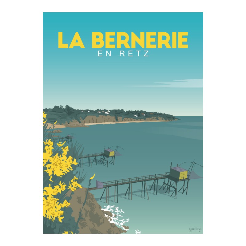 Affiche 30x40 - La bernerie en retz