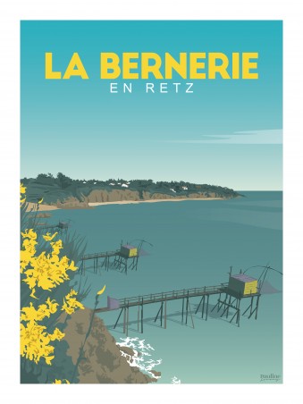 Affiche 30x40 - La bernerie en retz