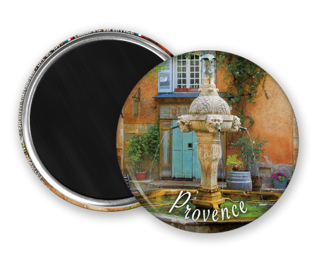 Magnet rond - La fontaine