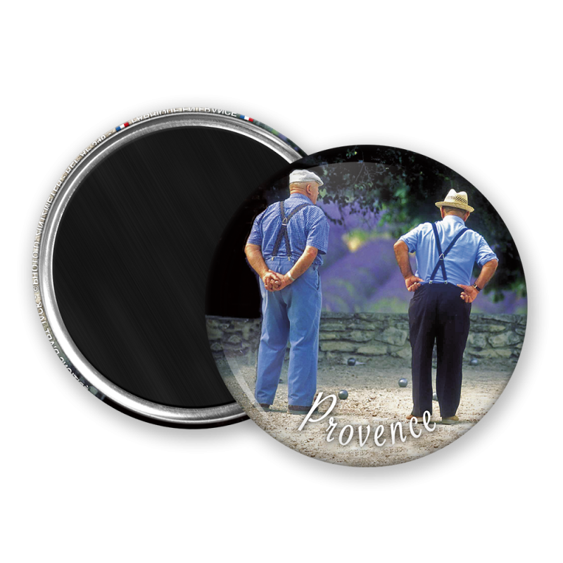 Magnet rond - La petanque