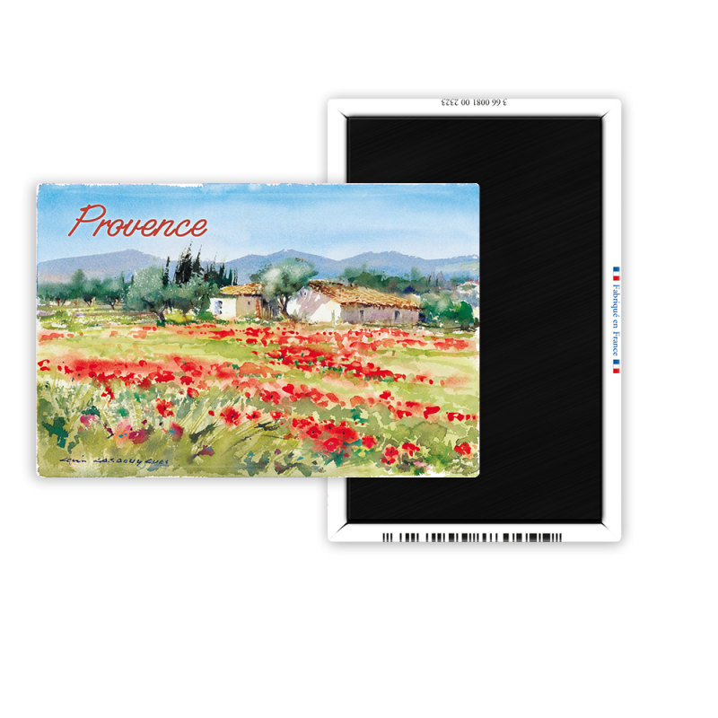 Magnet 55x80 - Lasbouygues - coquelicots