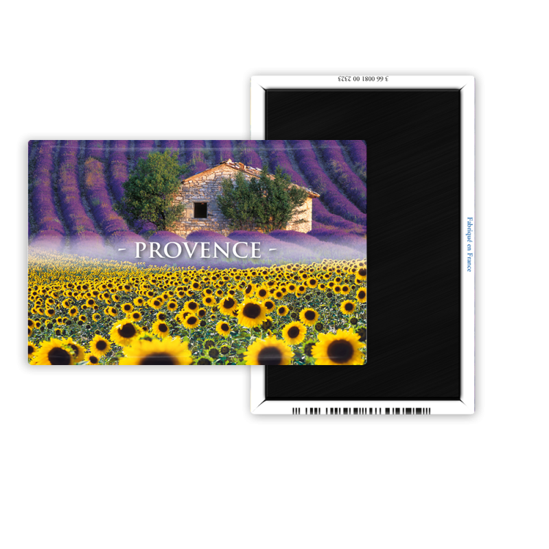 Magnet 55x80 - Lavande et tournesols...(2 vues)