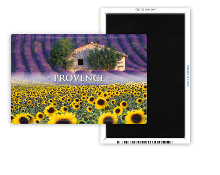 Magnet 55x80 - Lavande et tournesols...(2 vues)