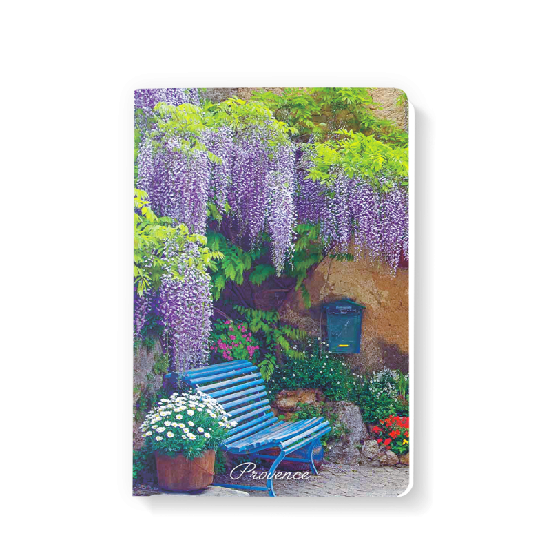 Note Book 15x21 - Le banc aux fleurs