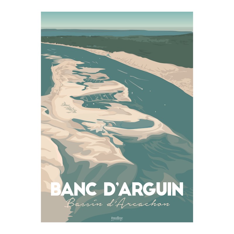 Affiche 30x40 - Le banc d'arguin