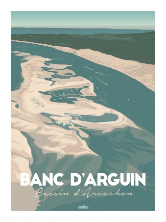 Affiche 30x40 - Le banc d'arguin