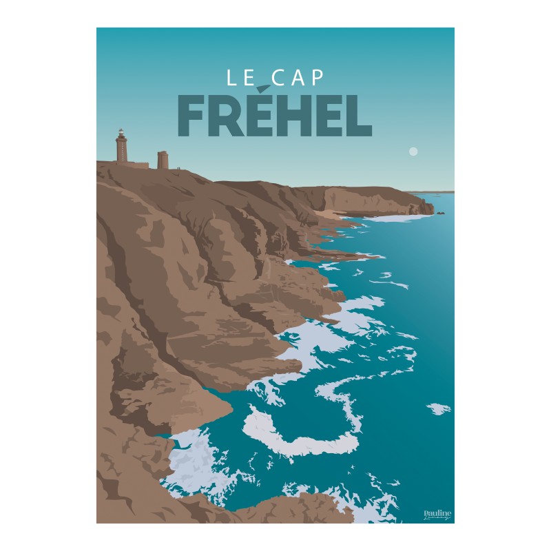 Affiche 30x40 - Le cap frehel