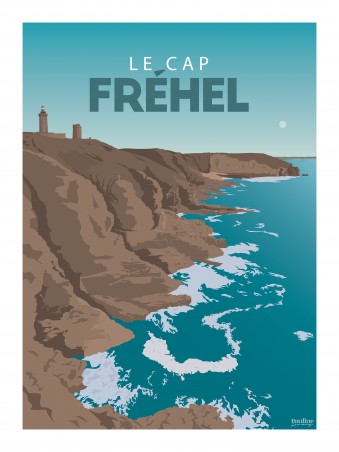 Affiche 30x40 - Le cap frehel