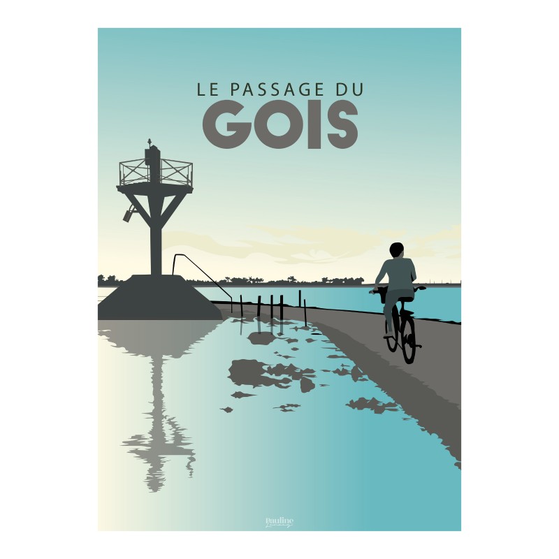 Affiche 30x40 - Le passage du gois