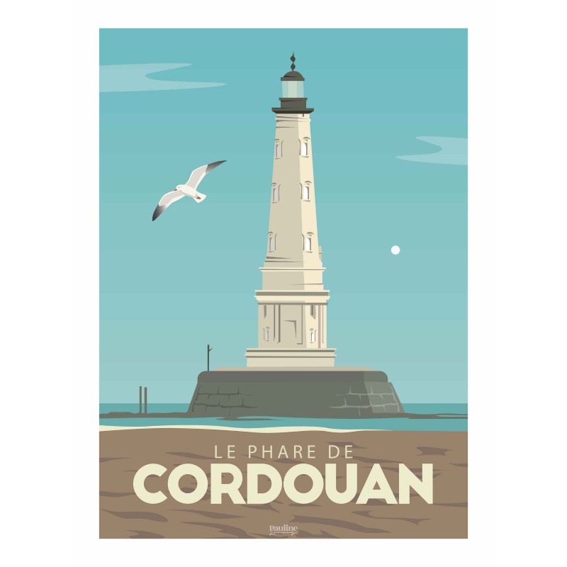 Affiche 30x40 - Le phare de cordouan