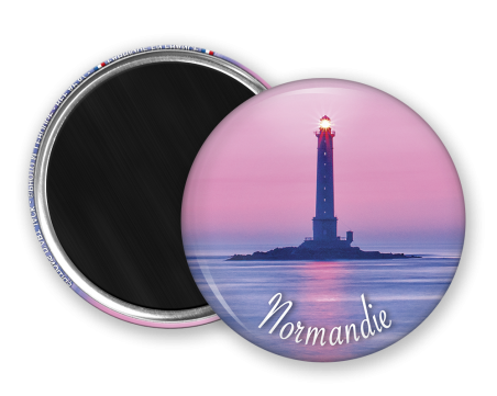 Magnet rond - Le phare du goury