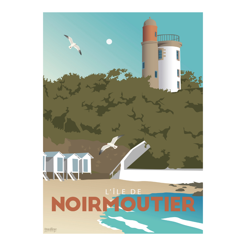Affiche 30x40 - L'ile de noirmoutier
