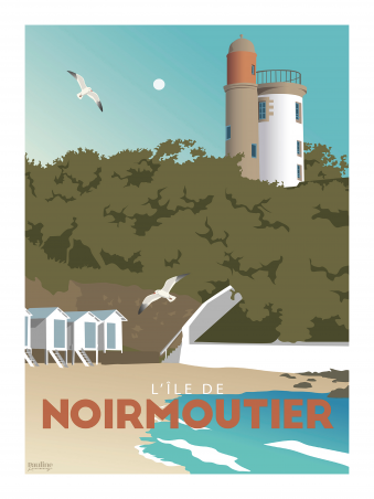 Affiche 30x40 - L'ile de noirmoutier