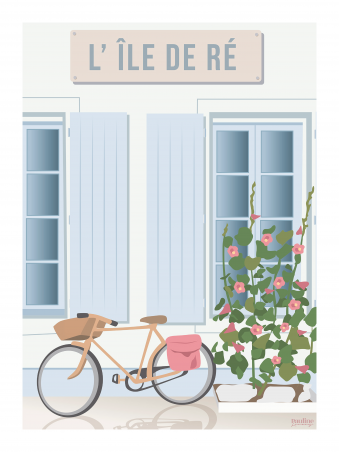 Affiche 30x40 - L'ile de re