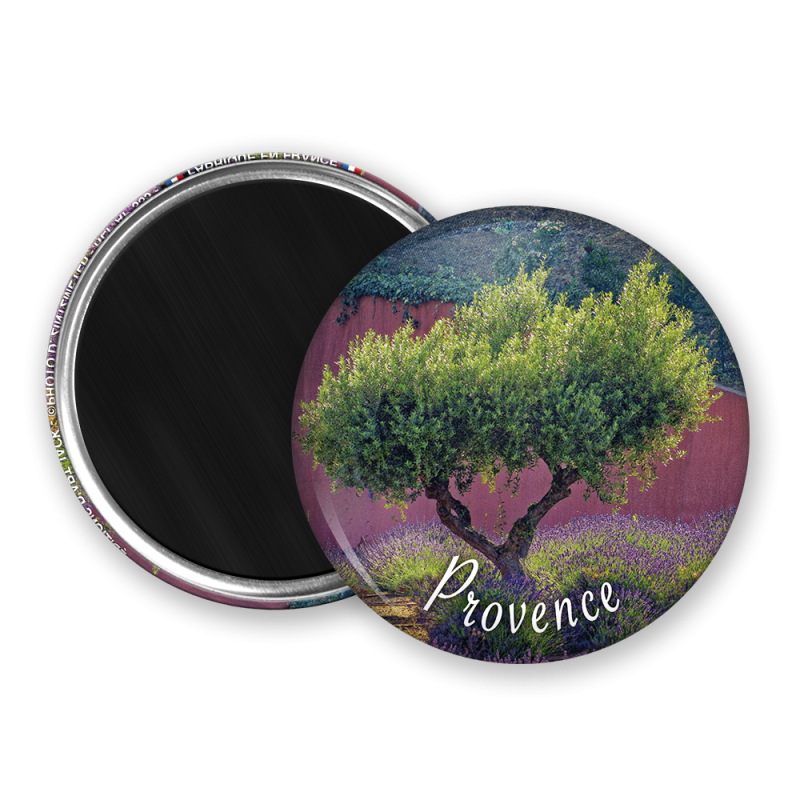 Magnet rond - L'olivier