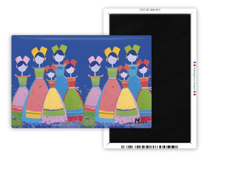 Magnet 55x80 - Marine b - bigoudenes