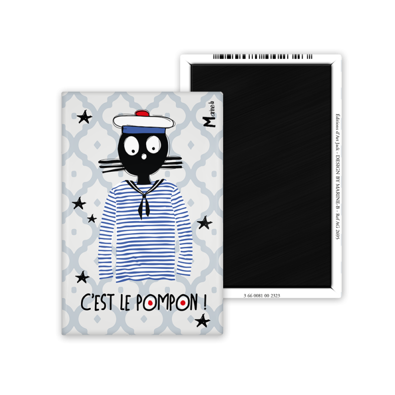 Magnet 55x80 - Marine b - c'est le pompon