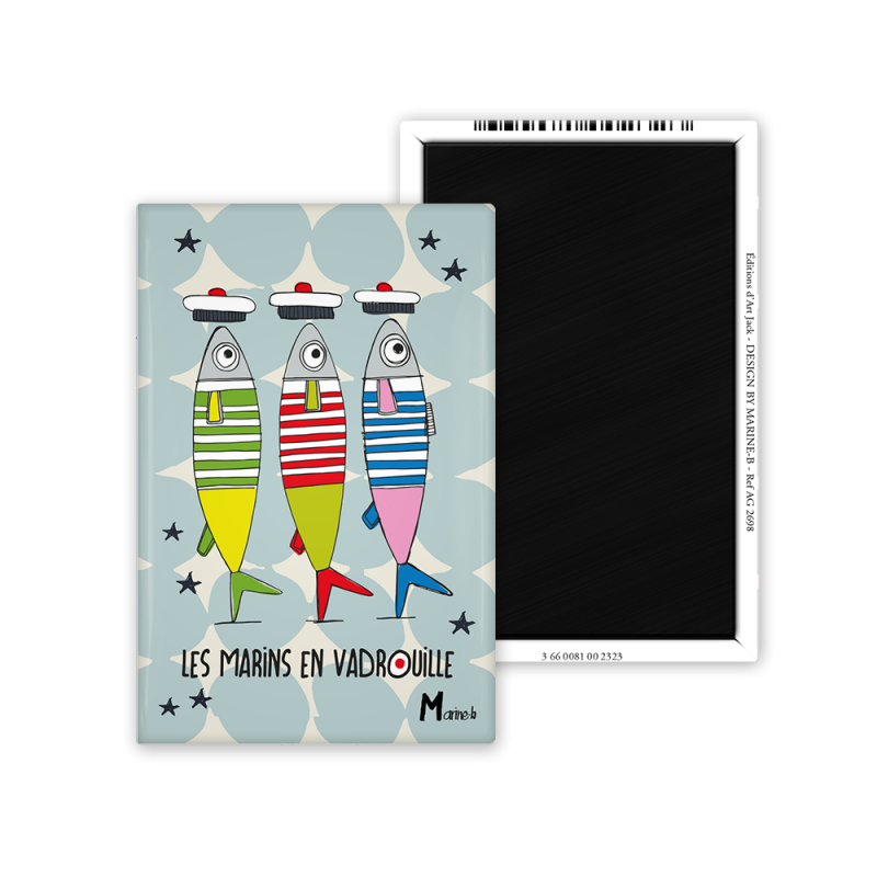 Magnet 55x80 - Marine b - les marins en vadrouille