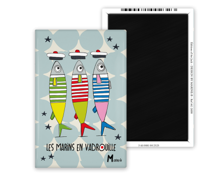 Magnet 55x80 - Marine b - les marins en vadrouille