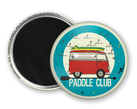 Magnet rond - Marine b - paddle club