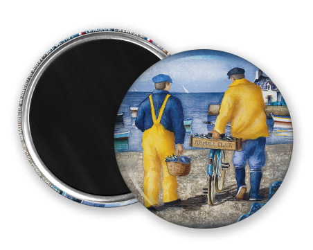 Magnet rond - Morinay - la bonne peche
