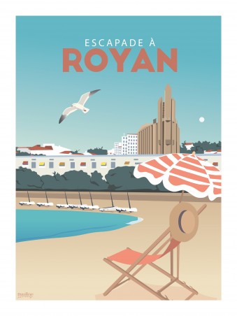 Affiche 30x40 - Pauline - escapade a royan