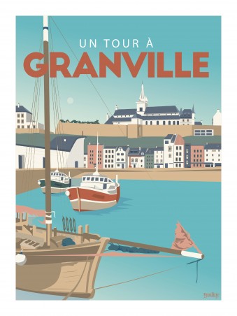 Affiche 30x40 - Pauline - un tour a granville