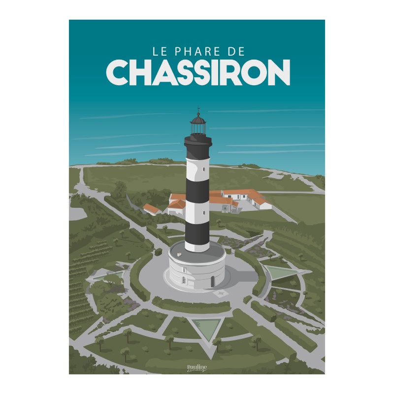 Affiche 30x40 - Phare de chassiron
