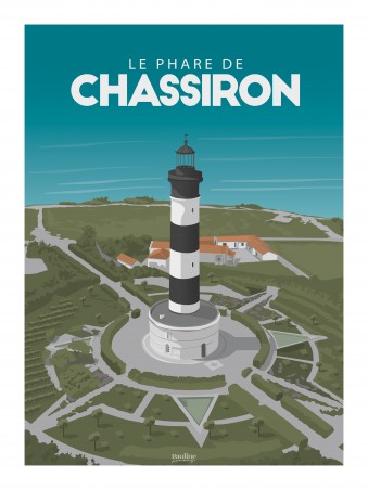 Affiche 30x40 - Phare de chassiron