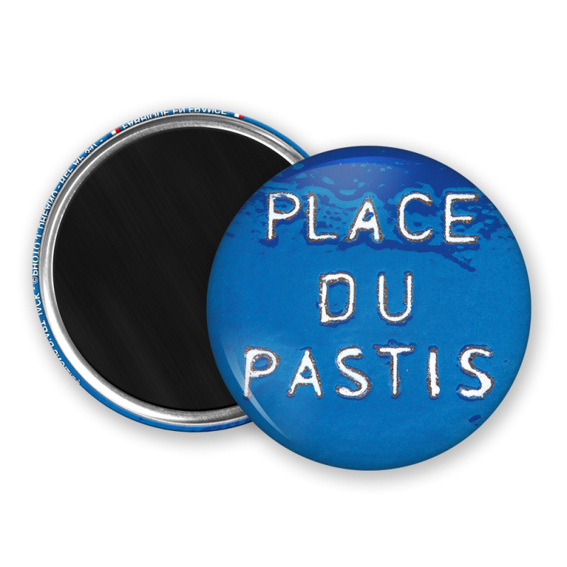Magnet rond - Place du pastis