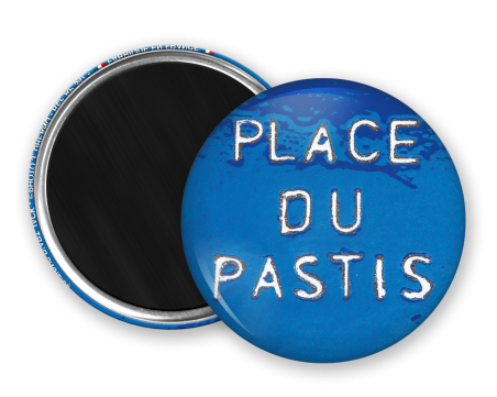 Magnet rond - Place du pastis